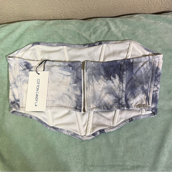 Tie Dye Corset Top - Picture 2 of 4